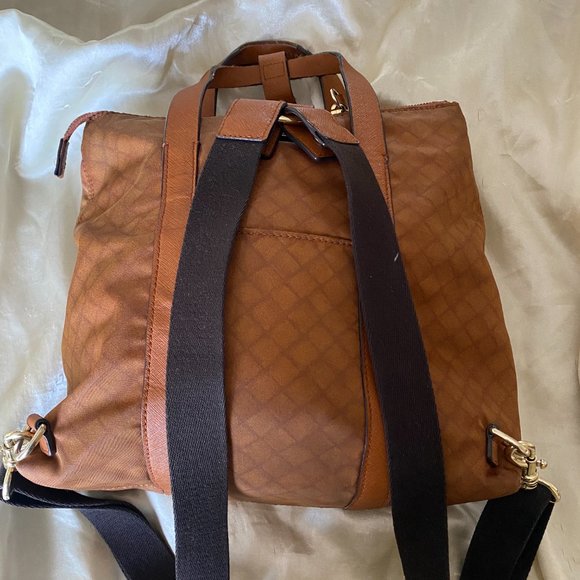 Henri Bendel Jetsetter Mini Convertible Backpack Shoulder Bag Rare - Picture 2 of 5